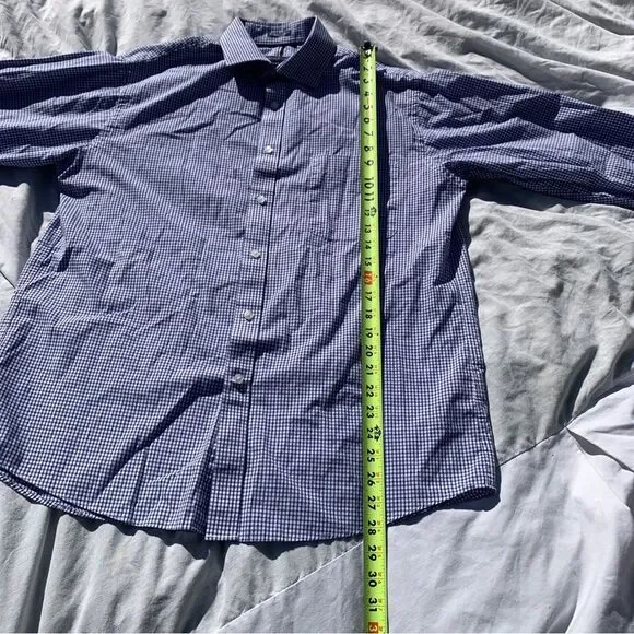 Tommy-hilfiger Men's Purple and Blue Shirt - Picture 6 of 8